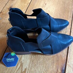 NWT women’s black ankle boots Sonoma Ortholite comfort foam insoles size 7.5